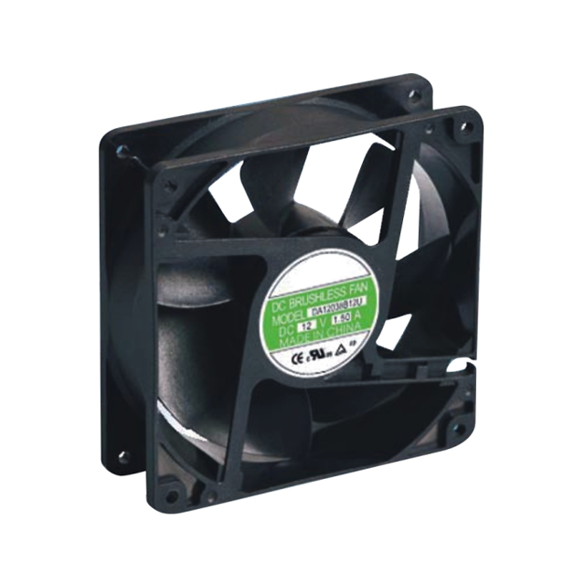 DC 12038 High-Capacity Industrial Cooling Fan