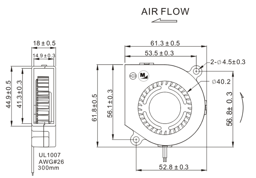 DCBLOWER-6018 3V