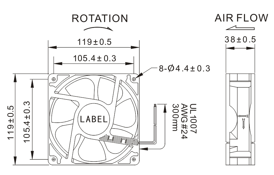 HBDC-12038 3V