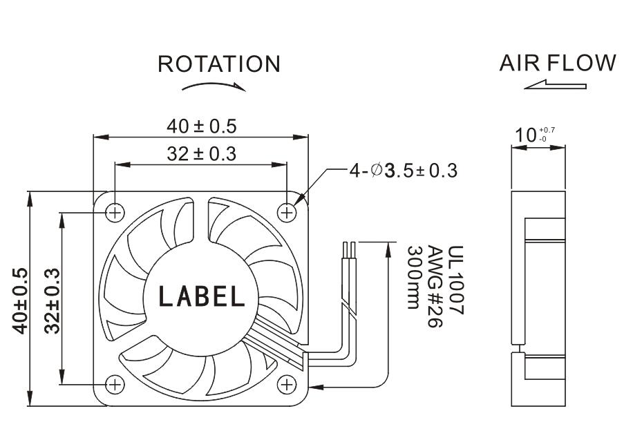 HBDC-4010 three views