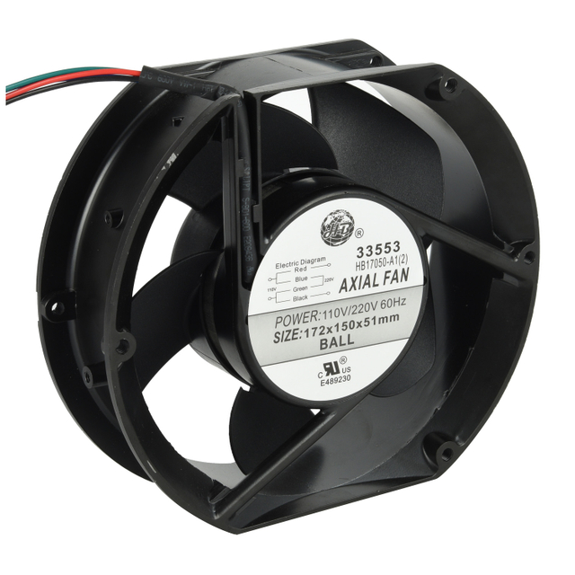 AC Dual Voltage 17251 High-Efficiency Fan